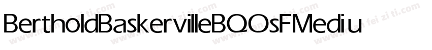BertholdBaskervilleBQOsF Medium字体转换